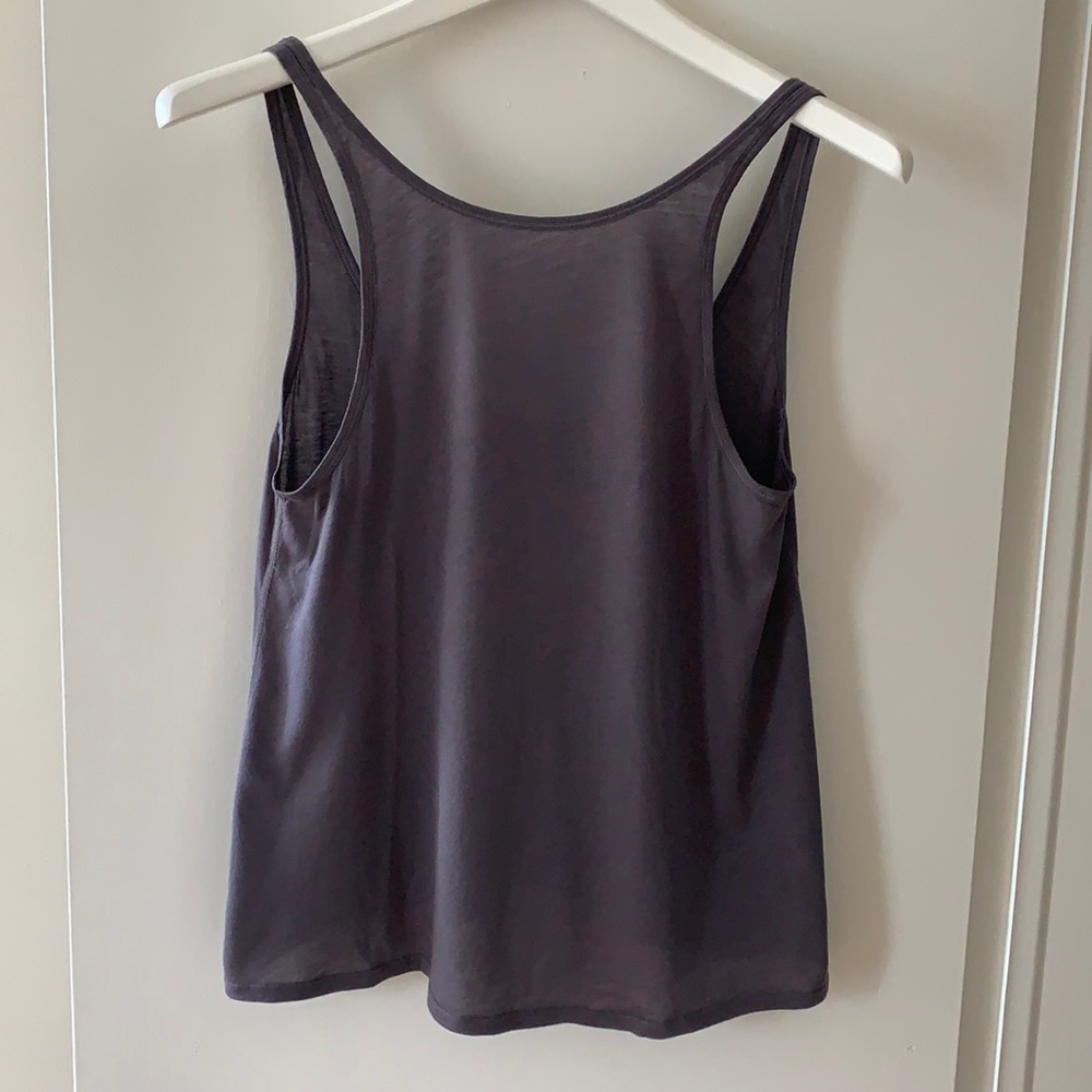 Lululemon Grey Pima Cotton Tank